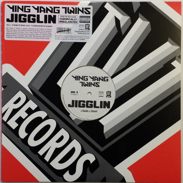 Ying Yang Twins : Jigglin (12", Promo)