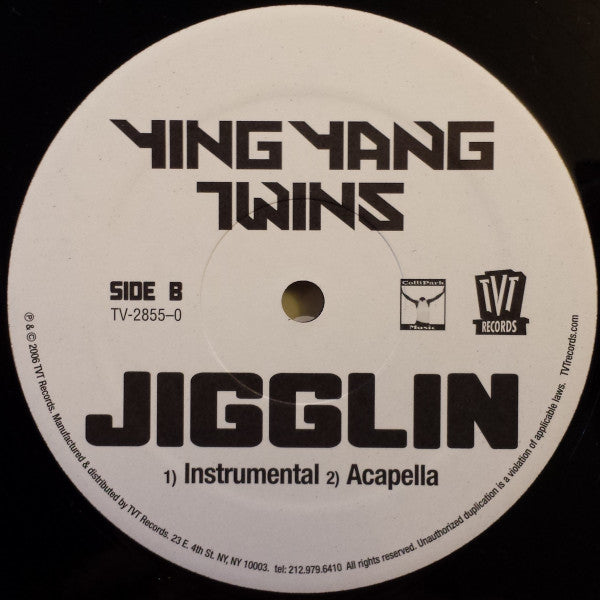 Ying Yang Twins : Jigglin (12", Promo)