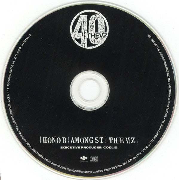 40 Thevz : Honor Amongst Thevz (CD, Album)