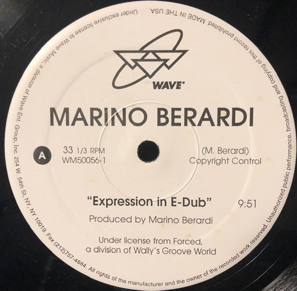 Marino Berardi : Expression In E-Dub (12")