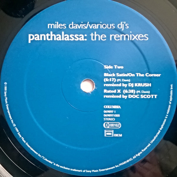 Miles Davis / Various : Panthalassa: The Remixes (2xLP, Comp)