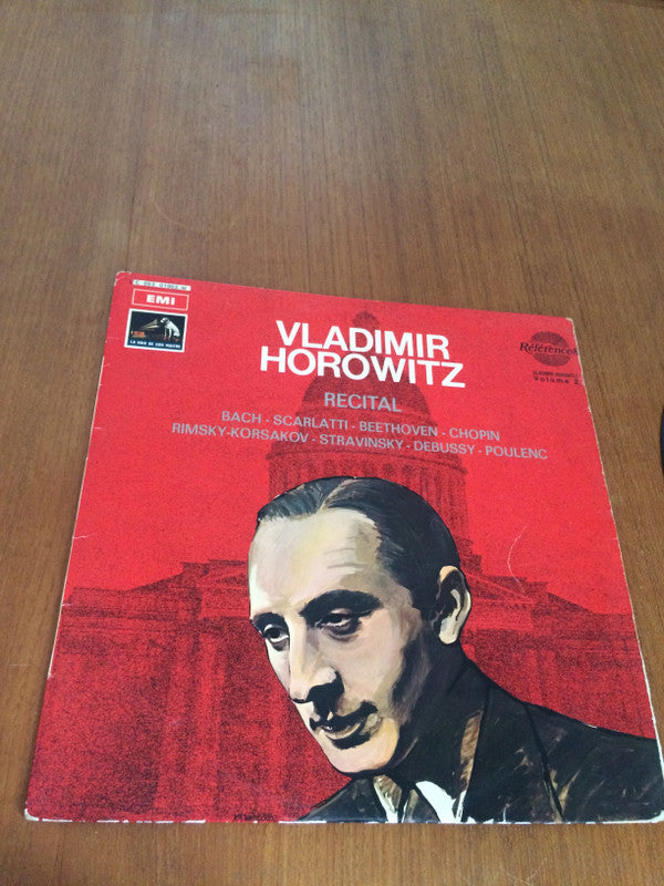 Vladimir Horowitz : Recital (Bach - Scarlatti - Beethoven - Chopin - Rimsky - Korsakov - Stravinsky - Debussy - Poulenc) (LP, Album)