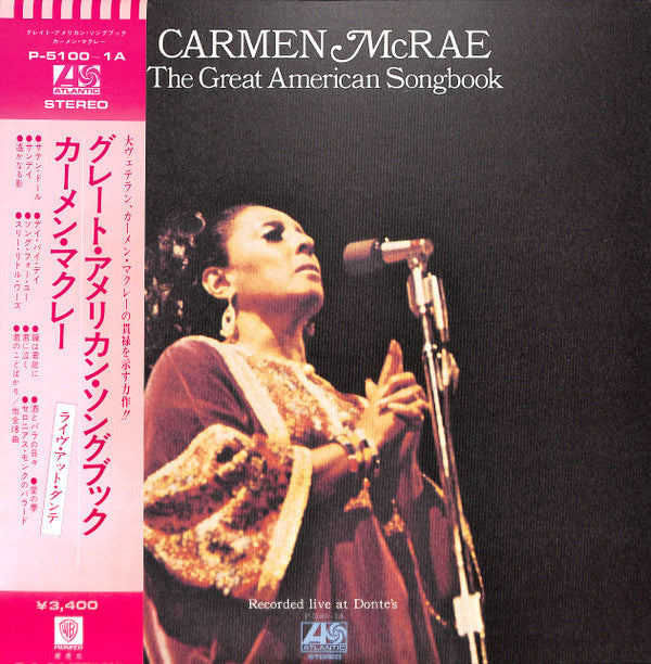 Carmen McRae : The Great American Songbook (2xLP, Album, gat)