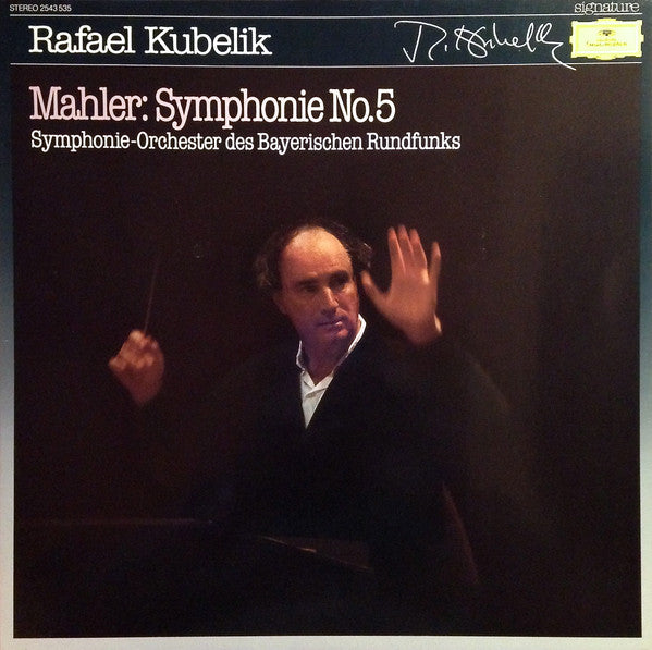 Gustav Mahler - Symphonie-Orchester Des Bayerischen Rundfunks, Rafael Kubelik : Symphonie No.5 (LP)