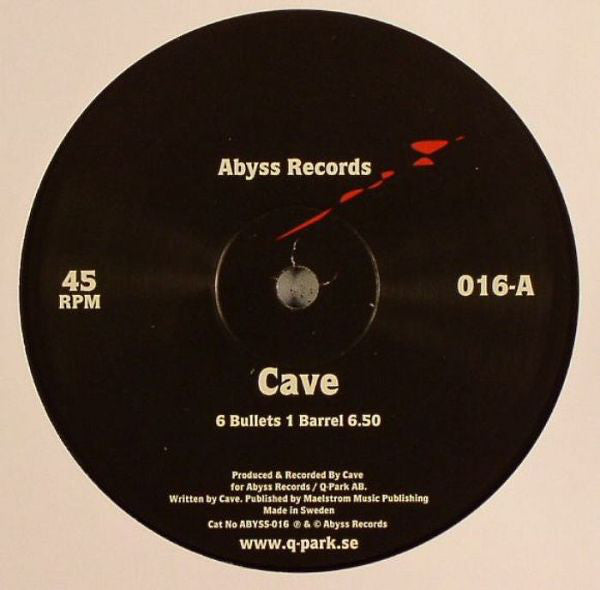 Cave / Ortin Cam : 6 Bullets On The Subway EP (12", EP)