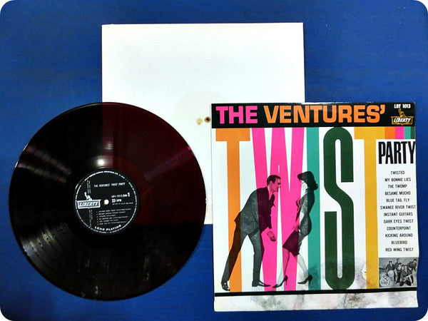 The Ventures : Twist Party (LP, Album, Mono, Red)