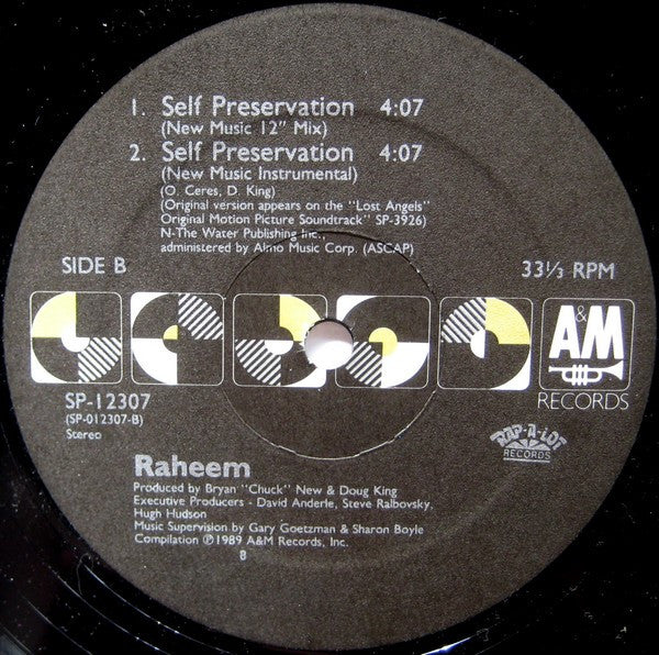 Raheem : Self Preservation (12")