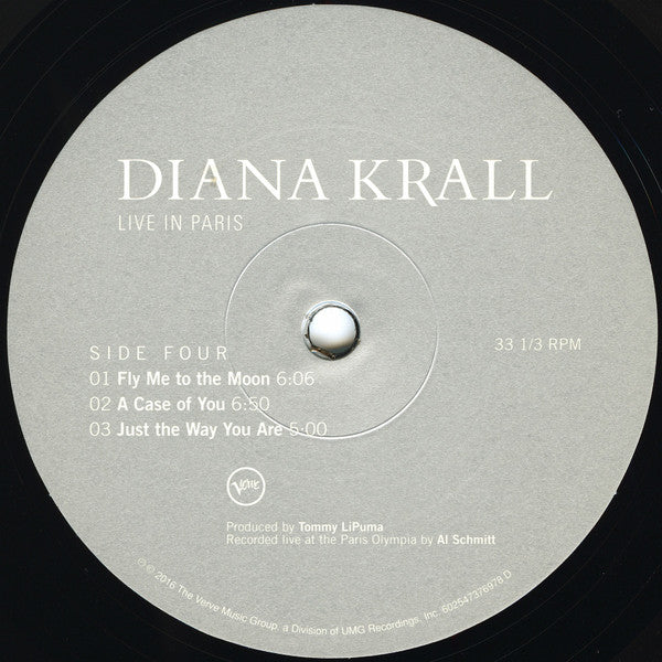 Diana Krall : Live In Paris (2xLP, Album, RE, 180)