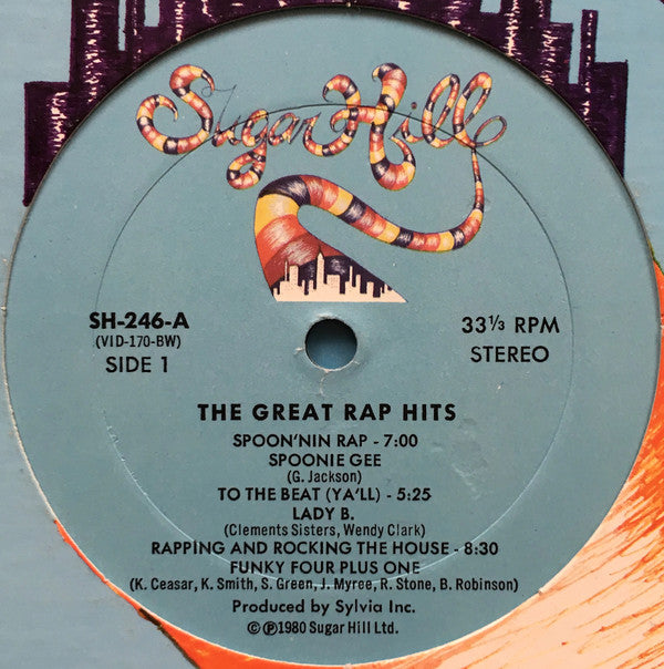 Various : The Great Rap Hits (LP, Comp, Bes)