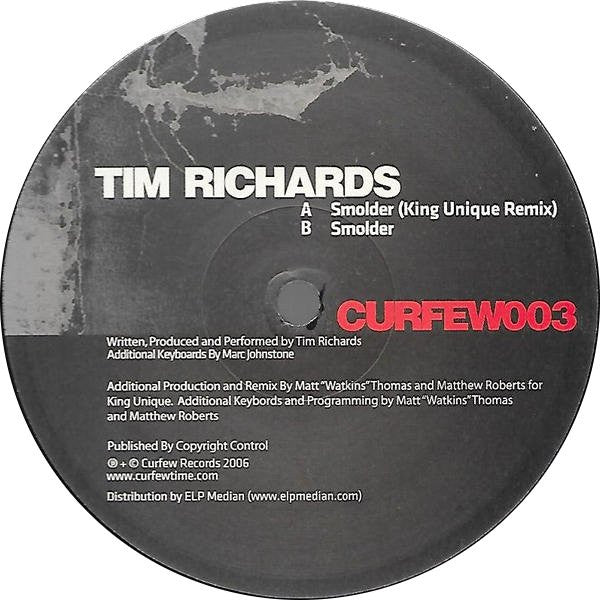 Tim Richards : Smolder (12")