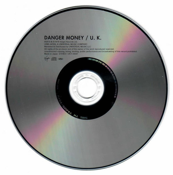 UK (3) : Danger Money (CD, Album, RE, RM, SHM)