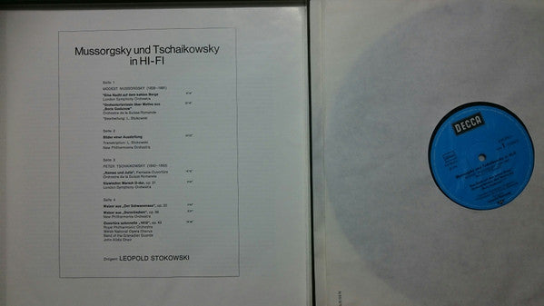 Leopold Stokowski / Mussorgsky*, Tschaikowsky* : Mussorgsky + Tschaikowsky  In Hi-Fi (2xLP, Comp + Box)