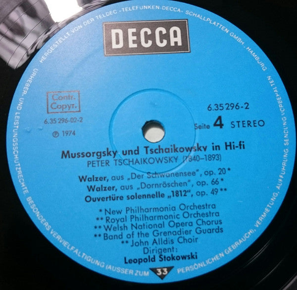 Leopold Stokowski / Mussorgsky*, Tschaikowsky* : Mussorgsky + Tschaikowsky  In Hi-Fi (2xLP, Comp + Box)