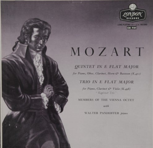 Wolfgang Amadeus Mozart, Wiener Oktett, Walter Panhoffer : Quintet In E Flat Major (LP, Comp)