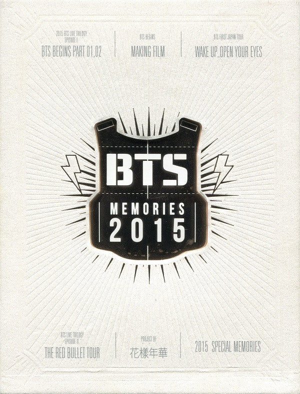 BTS (4) : Memories Of 2015 (4xDVD-V)