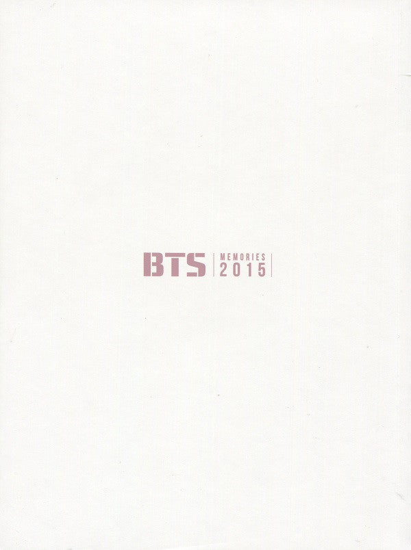 BTS (4) : Memories Of 2015 (4xDVD-V)