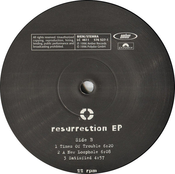 Loophole (2) : Resurrection EP (12", EP)