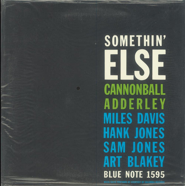 Cannonball Adderley : Somethin' Else (LP, Album, RE, RM, 180)