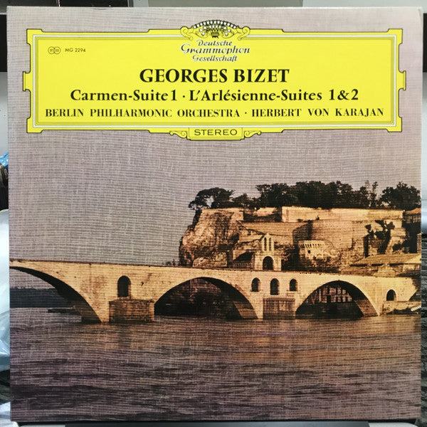 Georges Bizet / Berliner Philharmoniker, Herbert von Karajan : Carmen-Suite 1 • L'Arlésienne - Suiten 1 & 2 (LP)