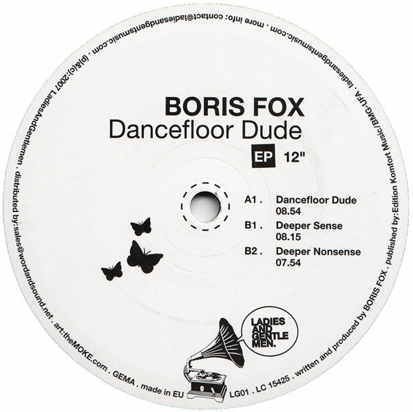 Boris Fox : Dancefloor Dude EP (12", EP)