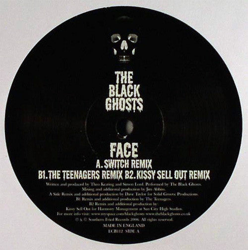 The Black Ghosts : Face (12")