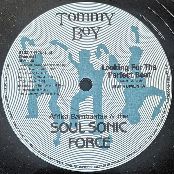 Afrika Bambaataa & Soulsonic Force : Looking For The Perfect Beat (12", RE)