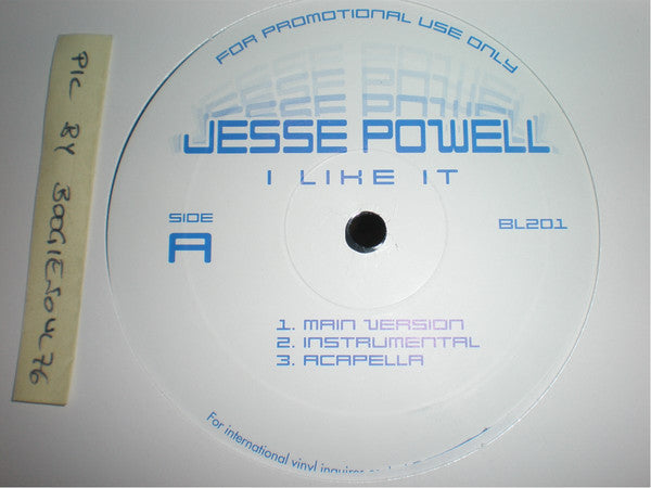 Jesse Powell : I Like It / Talking In Your Sleep (12", Promo)