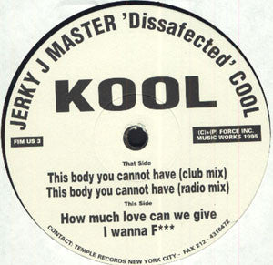 Jerky Jay Master "Disaffected" Cool : Kool (12")