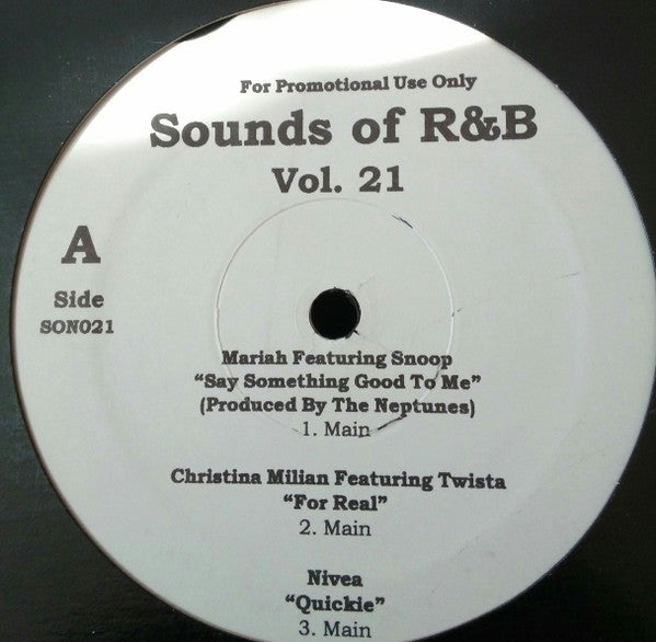 Various : Sounds Of R&B Vol.21 (12", Promo, Unofficial)