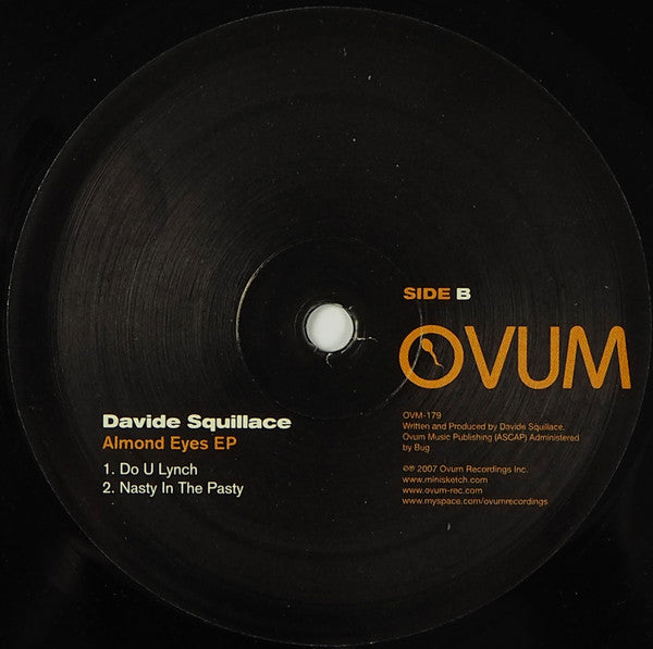 Davide Squillace : Almond Eyes EP (12", EP)