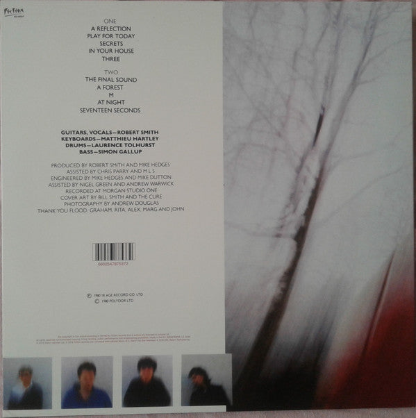 The Cure : Seventeen Seconds (LP, Album, RE, RM, 180)