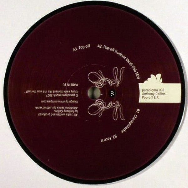 Anthony Collins : Pop-off E.P. (12", EP)