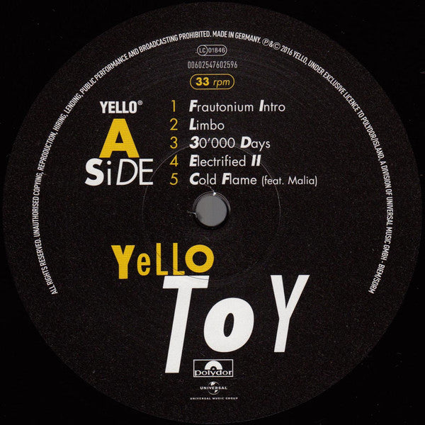 Yello : Toy (2xLP, Album)