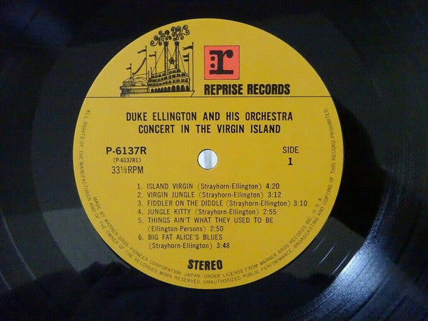 Duke Ellington And His Orchestra : Concert In The Virgin Islands (LP)