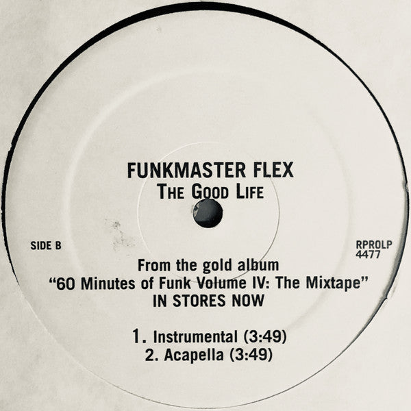 Funkmaster Flex & Faith Evans : The Good Life (12", Promo, W/Lbl)