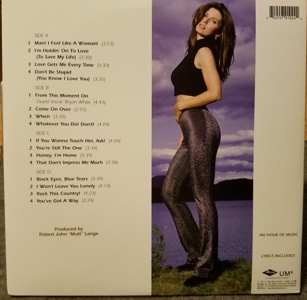 Shania Twain : Come On Over (2xLP, Album, RE)