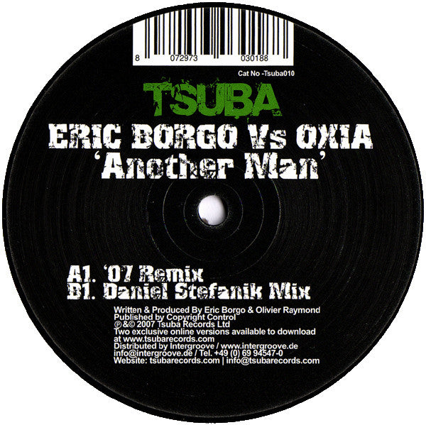 Eric Borgo Vs Oxia : Another Man (12")