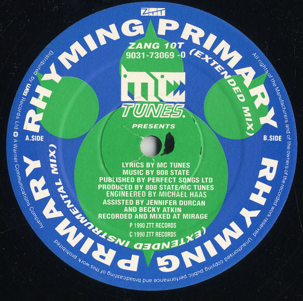 MC Tunes : Primary Rhyming (12", Single)