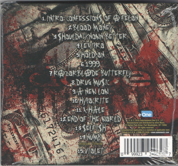 Dope (4) : Blood Money Part 1 (CD, Album, Dig)