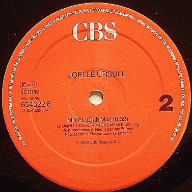 Joëlle Ursull : Miyel (12")