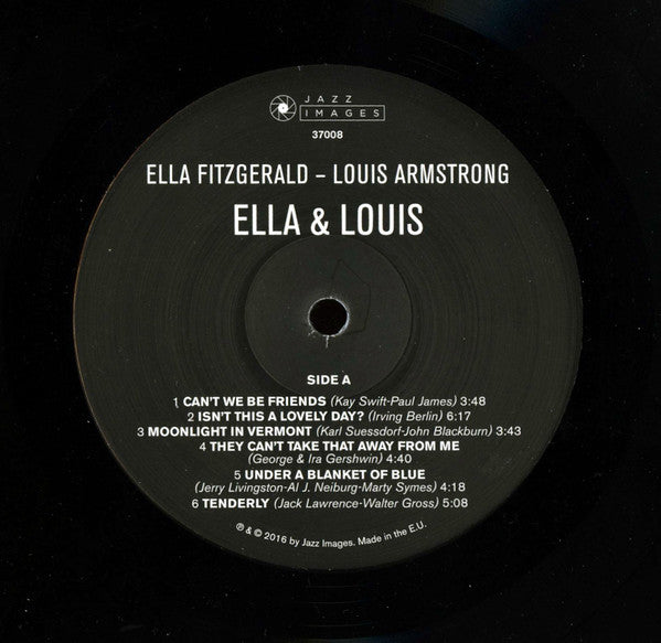 Ella Fitzgerald And Louis Armstrong : Ella & Louis (LP, Album, Dlx, Ltd, RE, 180)