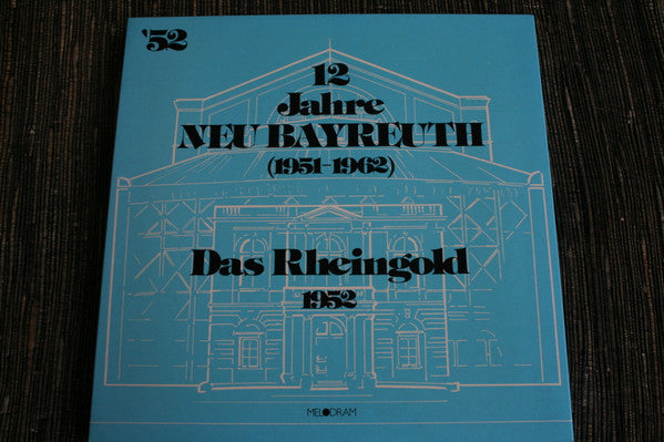 Richard Wagner, Joseph Keilberth, Orchester der Bayreuther Festspiele, Chor der Bayreuther Festspiele, Hermann Uhde, Ira Malaniuk, Werner Faulhaber, Wolfgang Windgassen, Erich Witte, Inge Borkh, Ludwig Weber, Josef Greindl, Gustav Neidlinger, Paul Kuen, M : Das Rheingold 1952 - Vorabend Zu Dem Bühnenfestspiel "Der Ring Des Nibelungen" (3xLP, Album, Box)