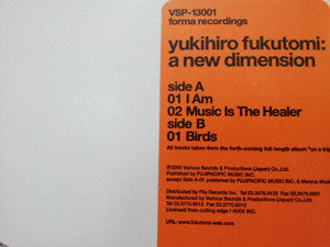 Yukihiro Fukutomi : A New Dimension (12")