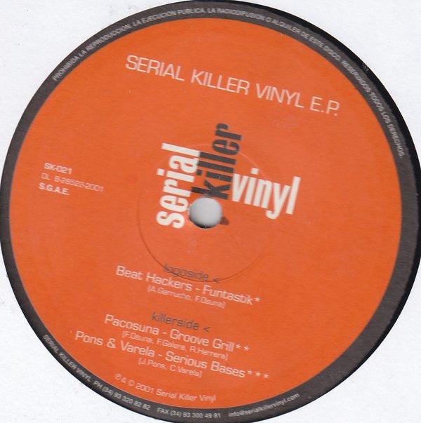 Various : Serial Killer Vinyl EP (12", EP)