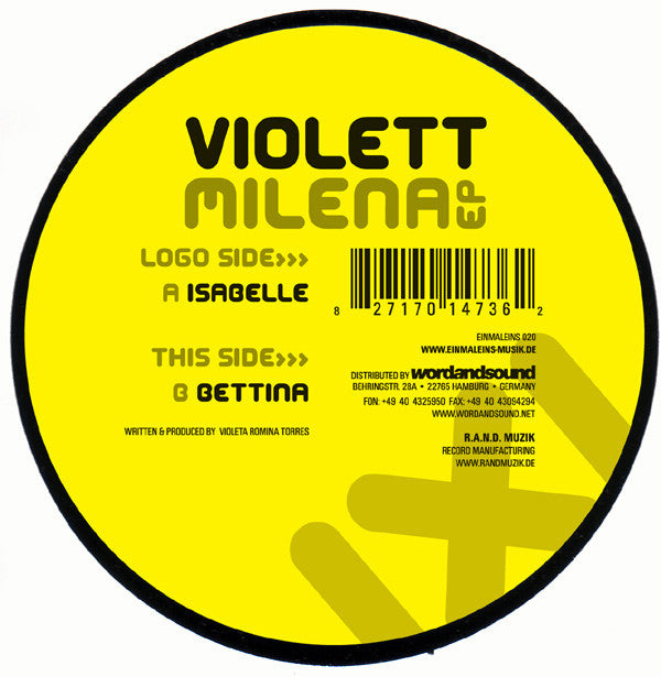 Violett : Milena EP (12", EP)