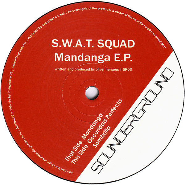 Swat-Squad : Mandanga E.P. (12", EP)