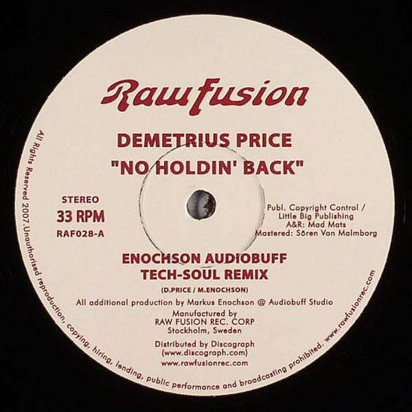 Demetreus : No Holdin' Back (12")