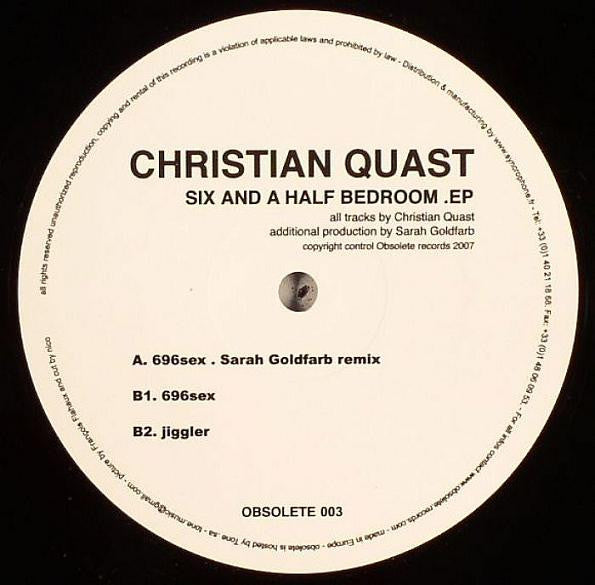 Christian Quast : Six And A Half Bedroom EP (12", EP)