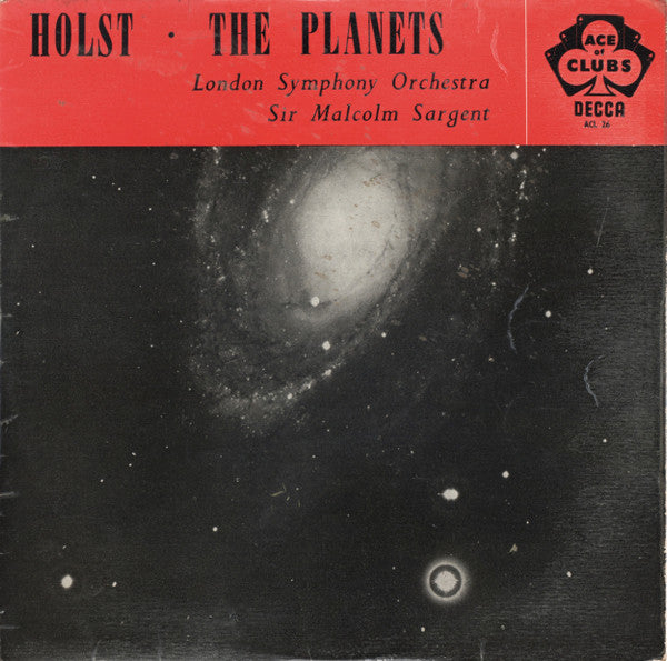 Gustav Holst - The London Symphony Orchestra, Sir Malcolm Sargent : The Planets (LP, Mono)