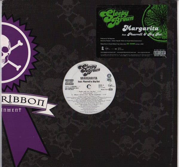 Sleepy Brown Feat. Pharrell Williams & Big Boi : Margarita (12", Promo)